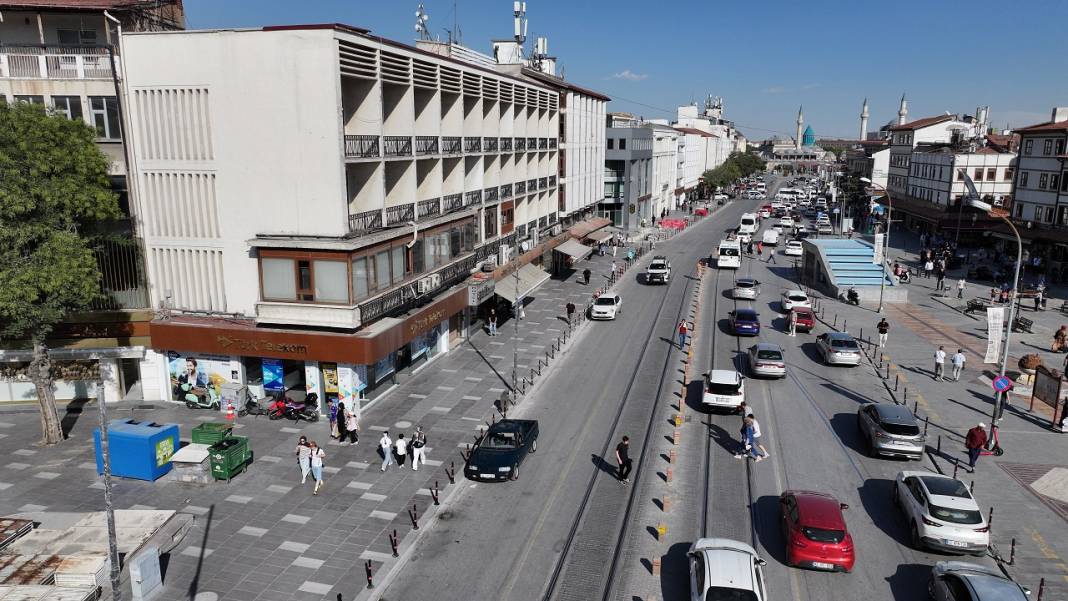 Konya’da tarihi aks için büyük değişim! Yayalara geniş alan, araçlara kısıtlama 6